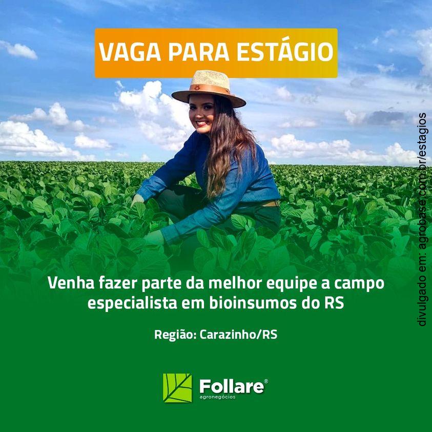 Estágio para equipe de bioinsumos – Carazinho/RS