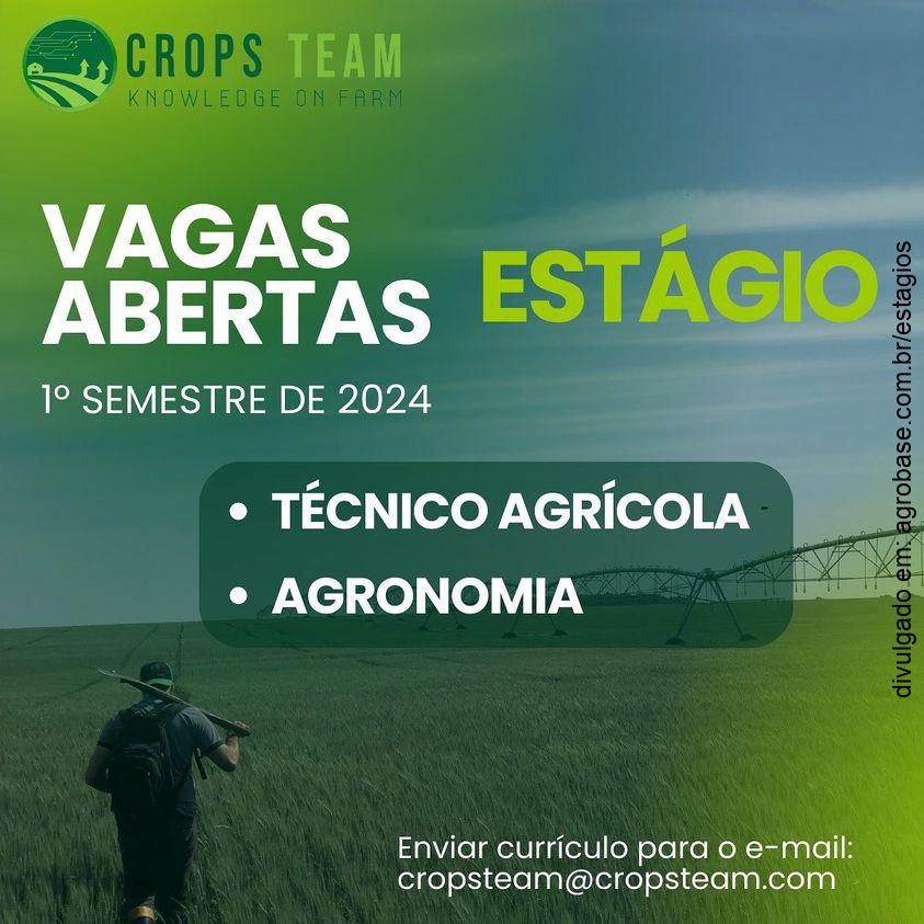 Estágio em agronomia ou técnico agrícola