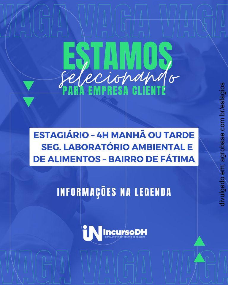 Estagiário seg. laboratório ambiental e de alimentos – Fortaleza/CE
