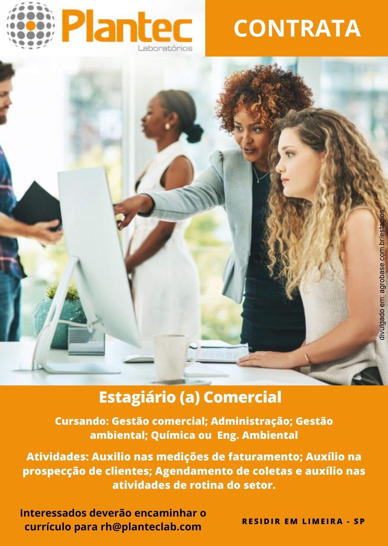 Estagiário comercial – Limeira/SP