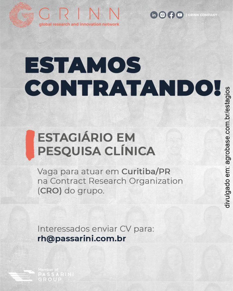 Estagiário em pesquisa clínica – Curitiba/PR