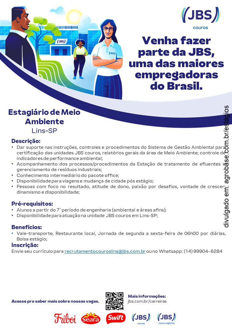 Estagiário de meio ambiente – Lins/SP