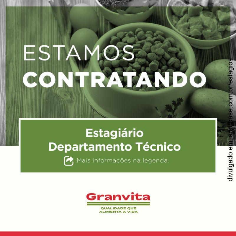 Estagiário departamento técnico – Pará de Minas/MG