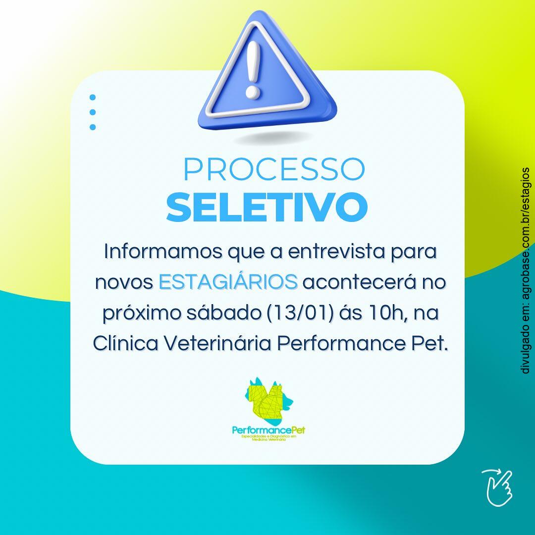 Estágio em medicina veterinária – Nova Iguaçu/RJ