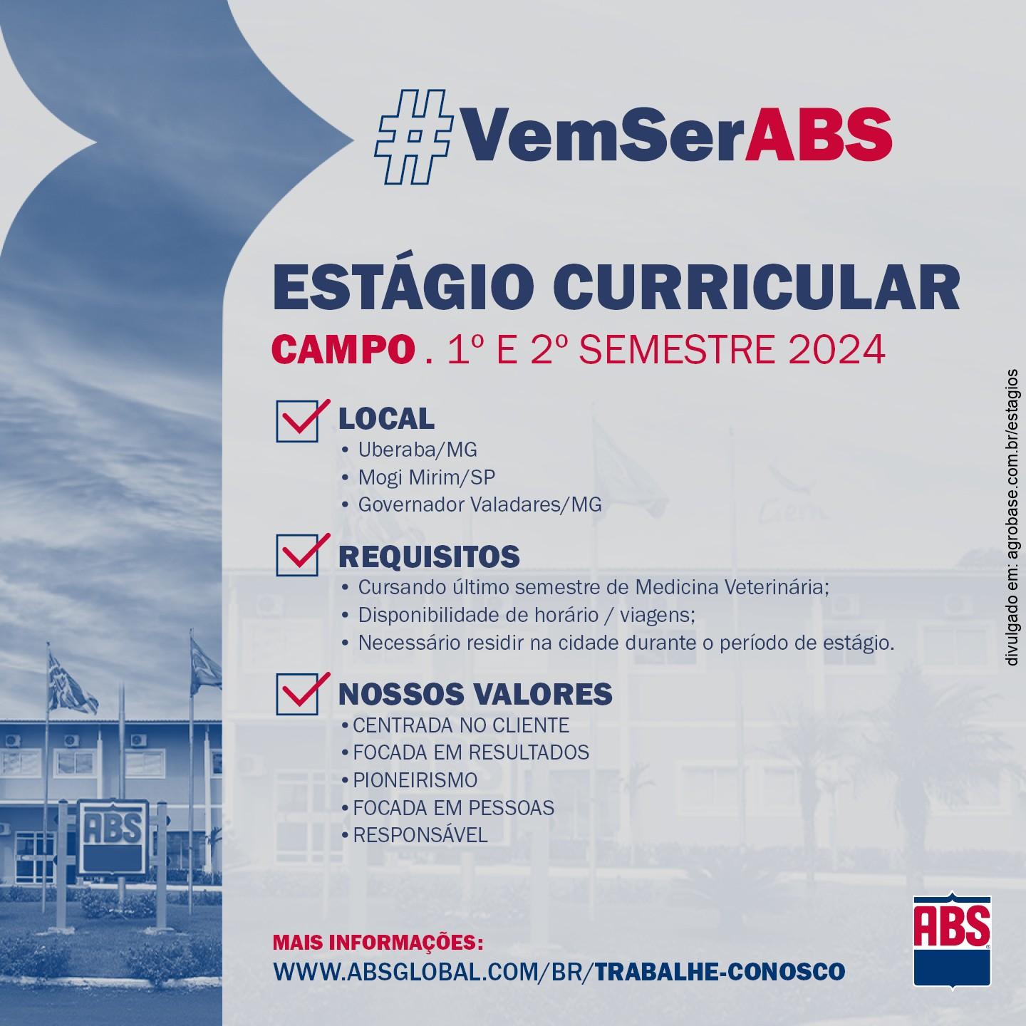 Estágio curricular | campo – MG e SP