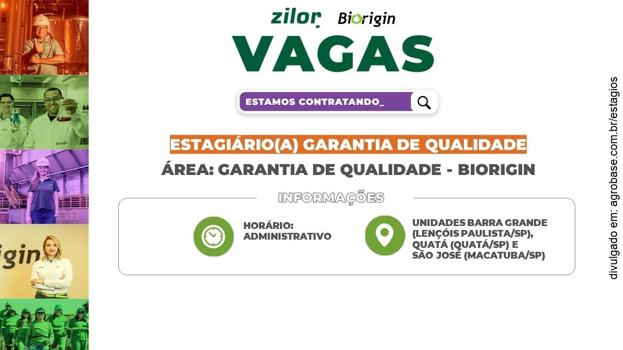 Vagas estagiários(as) em garantia da qualidade – SP