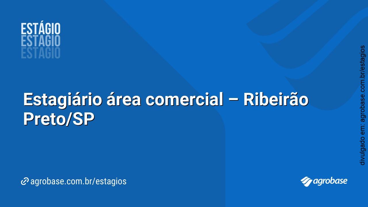 Estagiário área comercial – Ribeirão Preto/SP