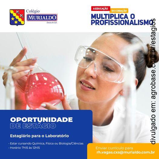 Estagiário para o laboratório – Caxias do Sul/RS