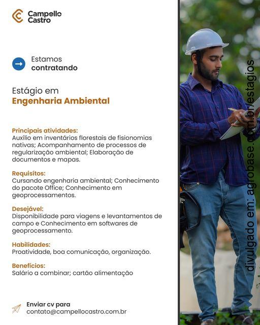 Estágio em eng. ambiental – Belo Horizonte/MG