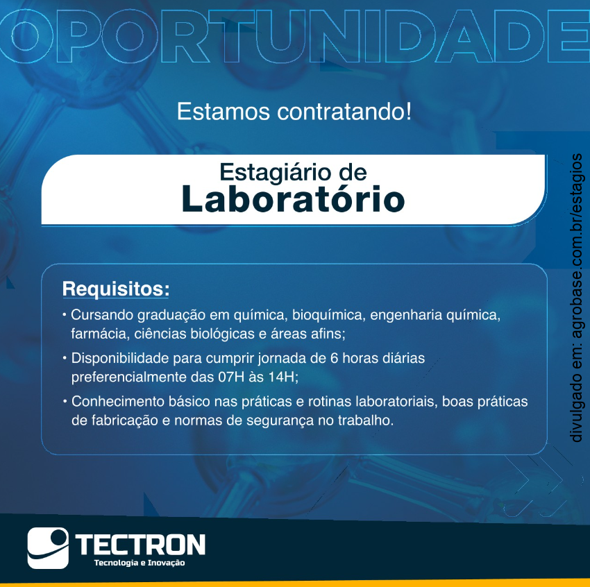 Estagiário de laboratório – Toledo/PR