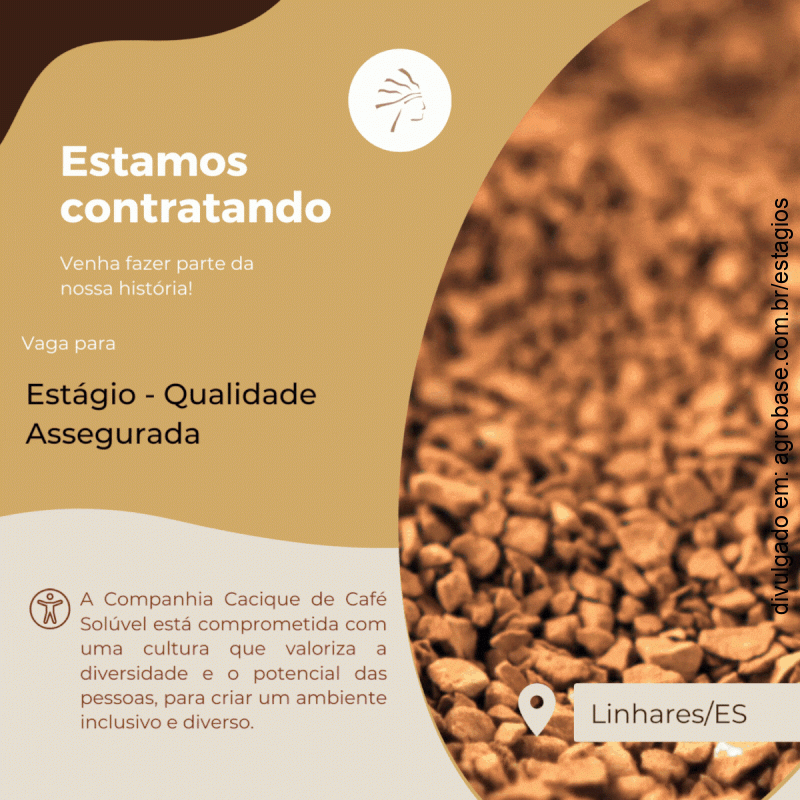 Estágio em qualidade assegurada (café) – Linhares/ES