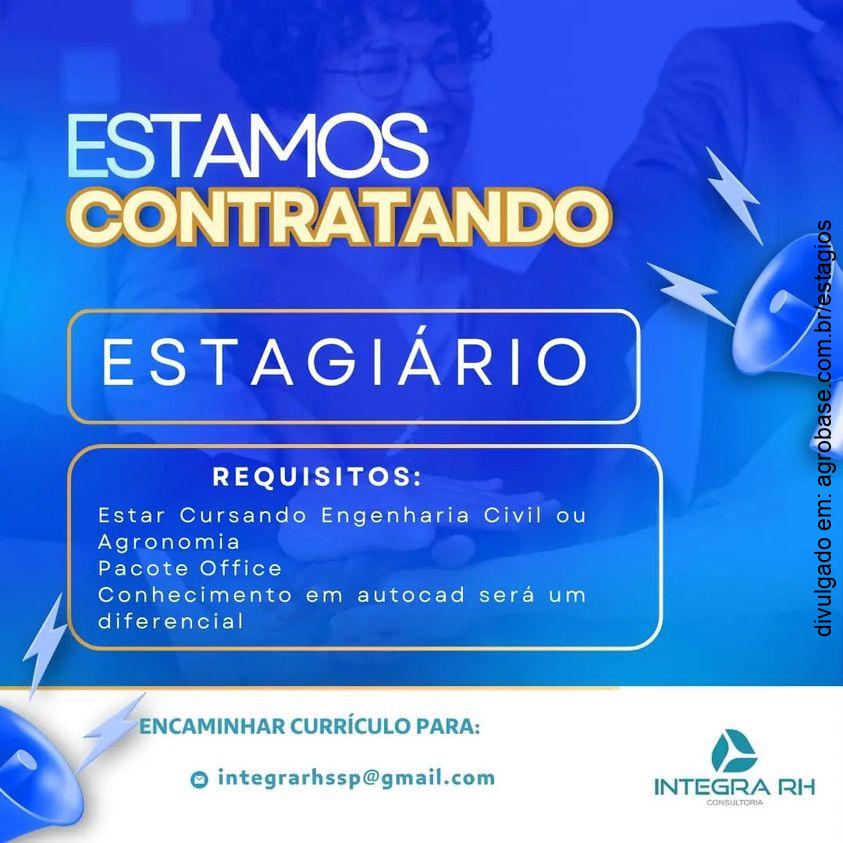 Estágio na área de projetos – SP