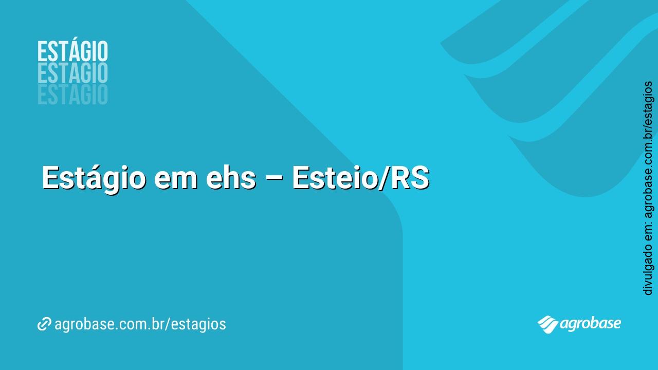 Estágio em ehs – Esteio/RS