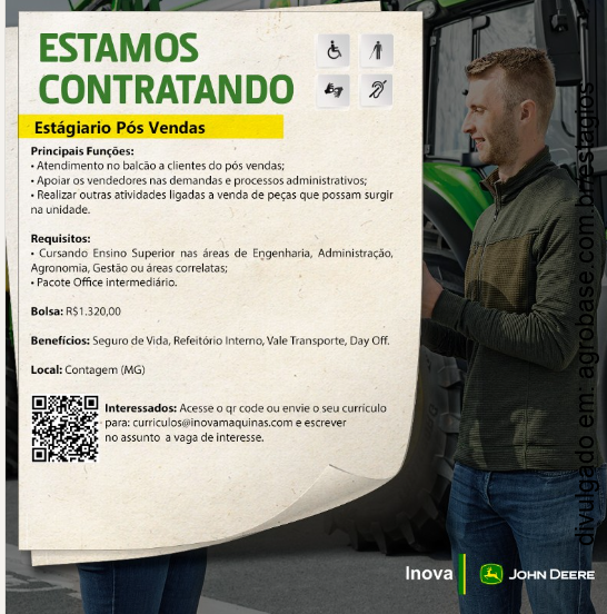 Estagiário de pós-vendas – Contagem/MG