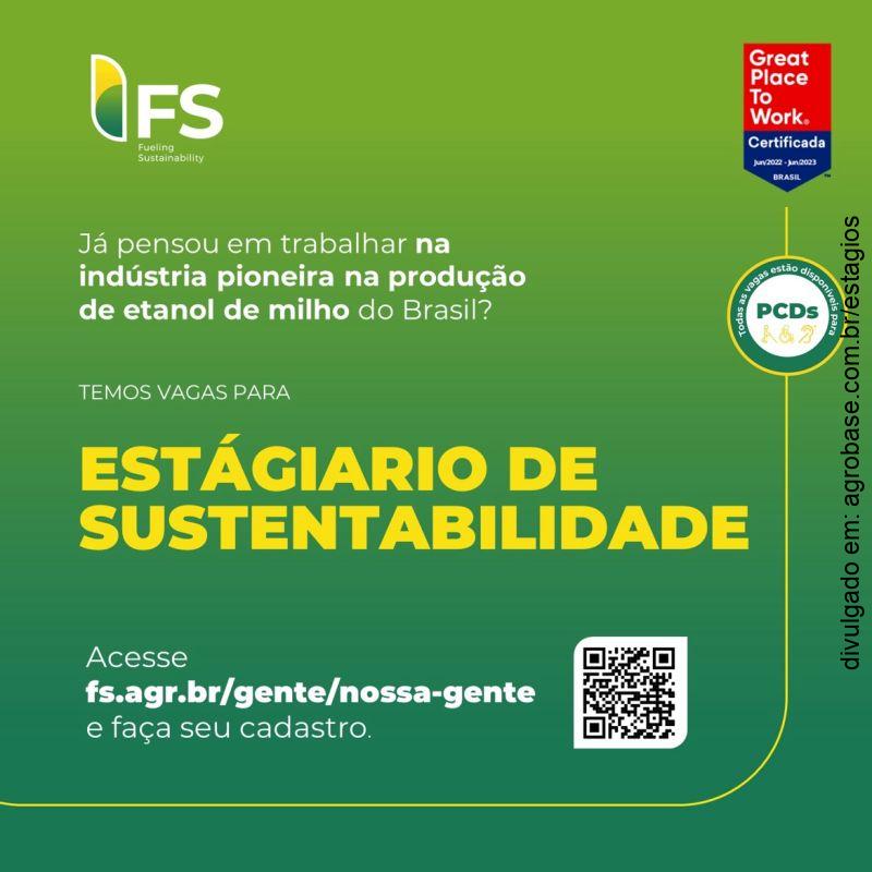 Estagiário de sustentabilidade – Lucas do Rio Verde/MT