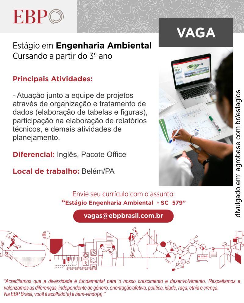Estágio em engenharia ambiental – Belém/PA