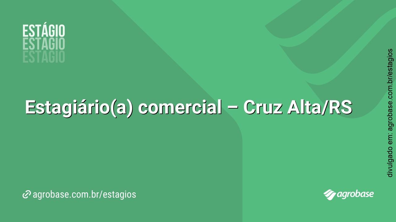 Estagiário(a) comercial – Cruz Alta/RS