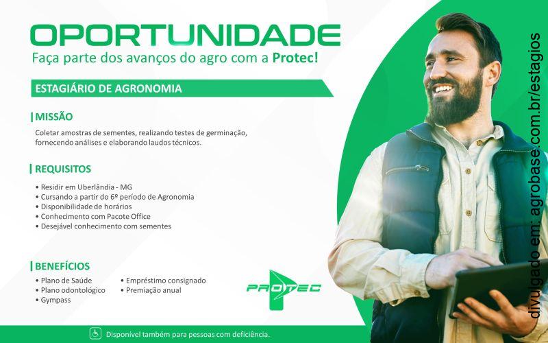 Estagiário de agronomia – Uberlândia/MG