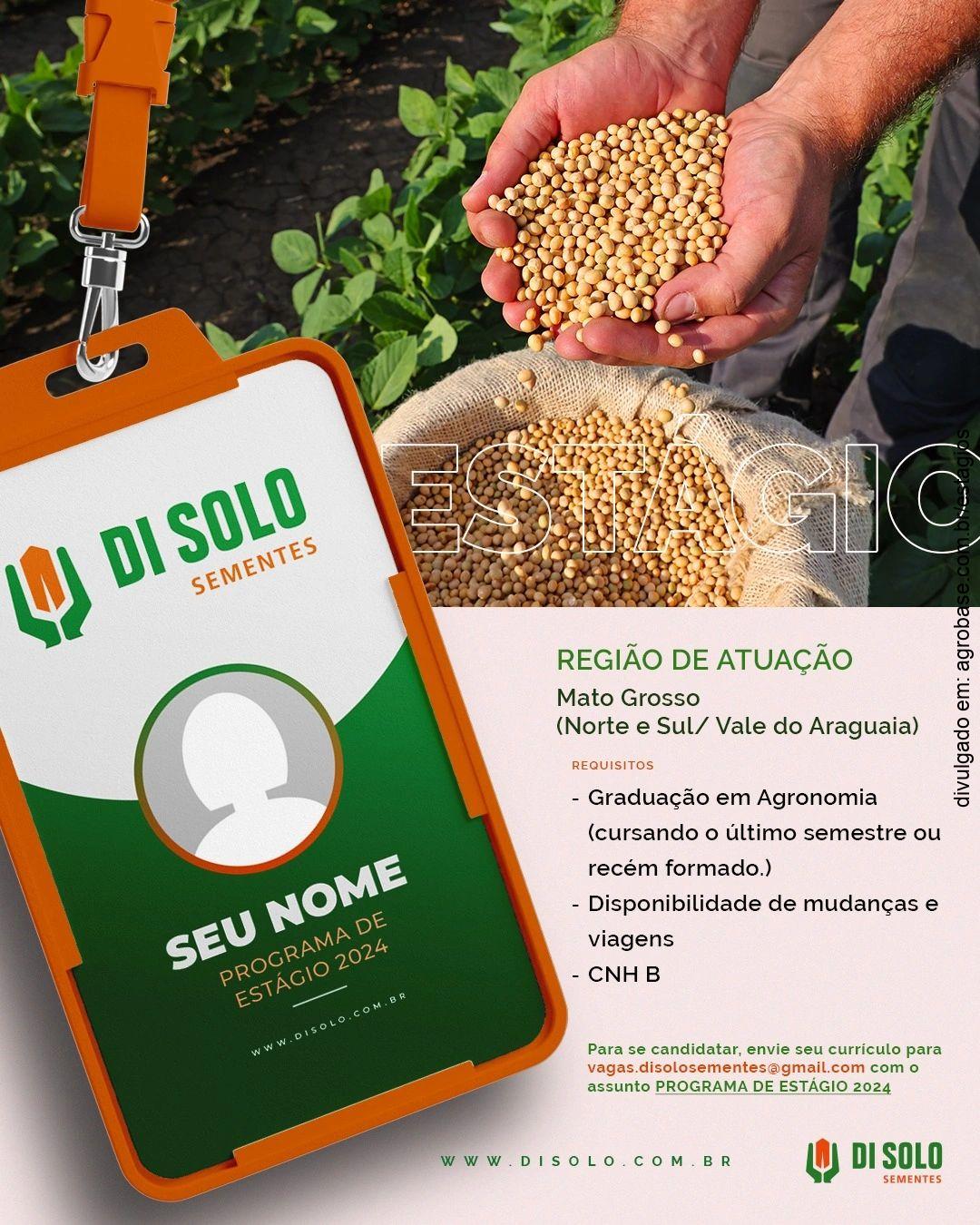 02 vagas estágio agronomia – MT