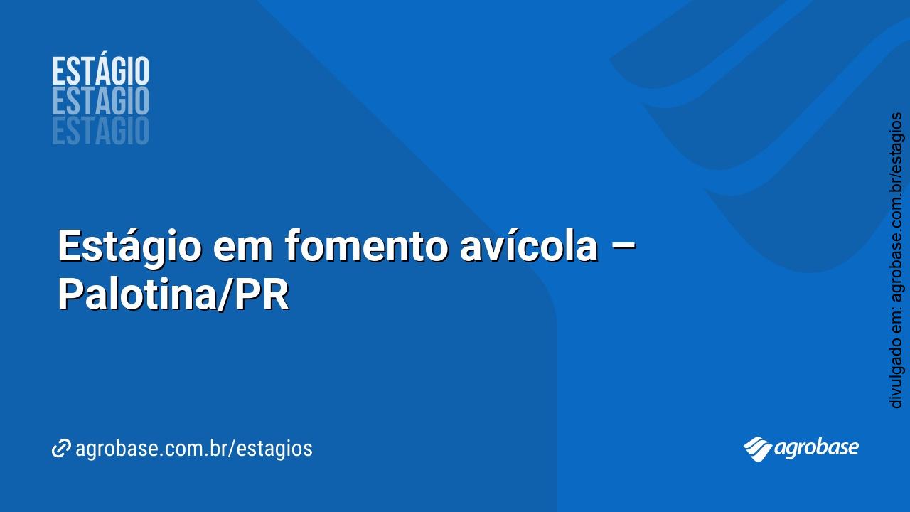 Estágio em fomento avícola – Palotina/PR