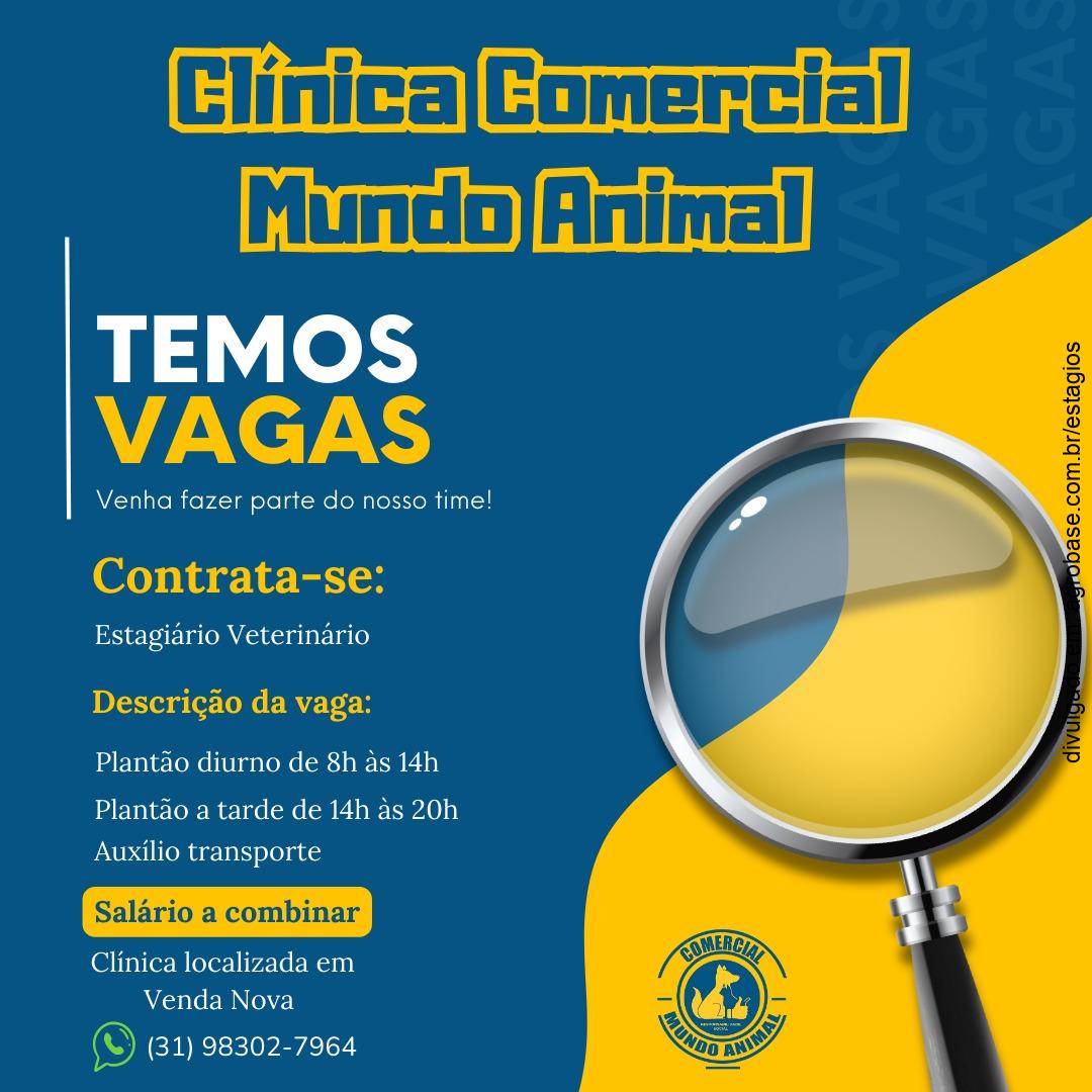 Estagiário veterinário – Belo Horizonte/MG