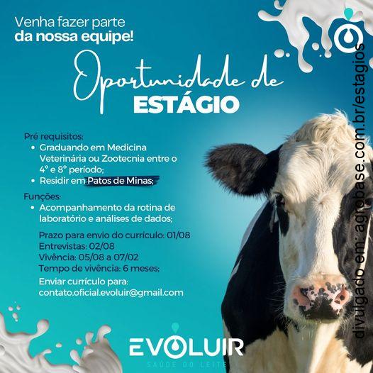 Estagiário qualidade do leite – Patos de Minas/MG