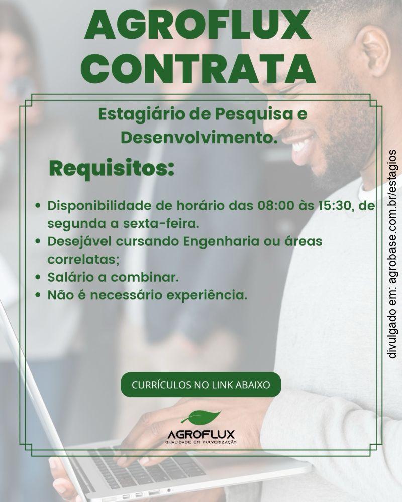 Estagiário de pesquisa e desenvolvimento – Campo Mourão/PR