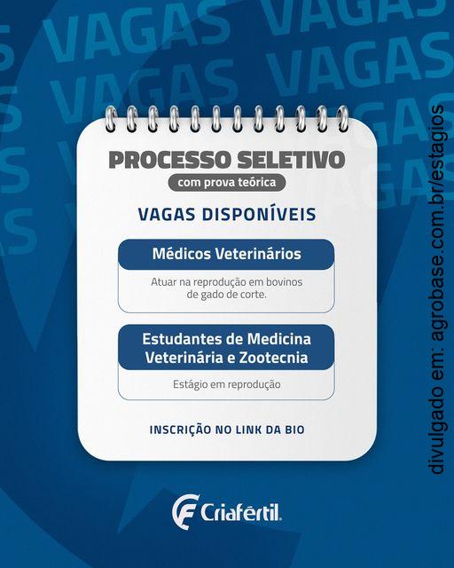 Estágio em reprodução animal – GO