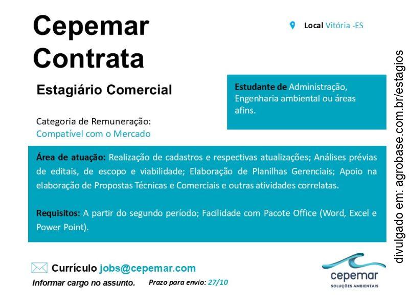Estagiário comercial – Vitória/ES