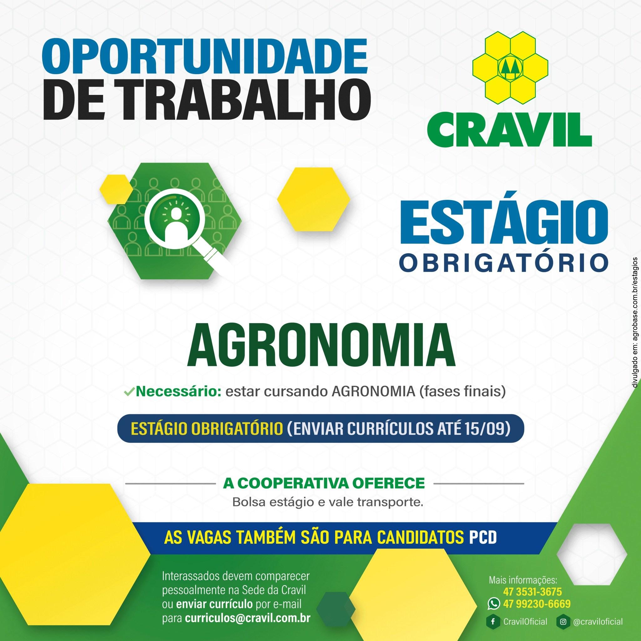 Estágio obrigatório agronomia – SC
