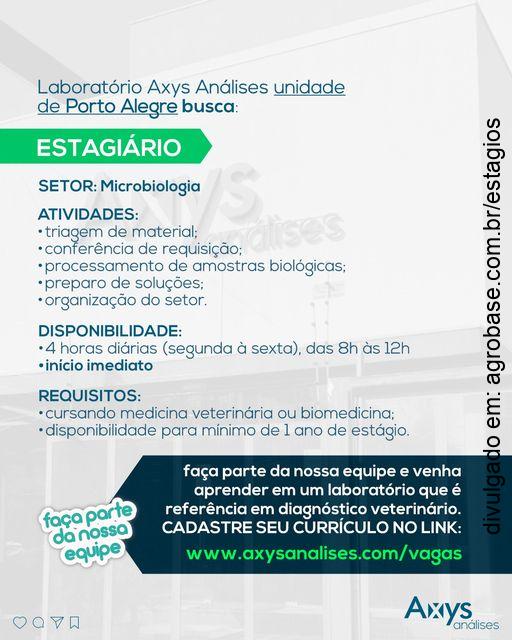 Estagiário microbiologia – Porto Alegre/RS