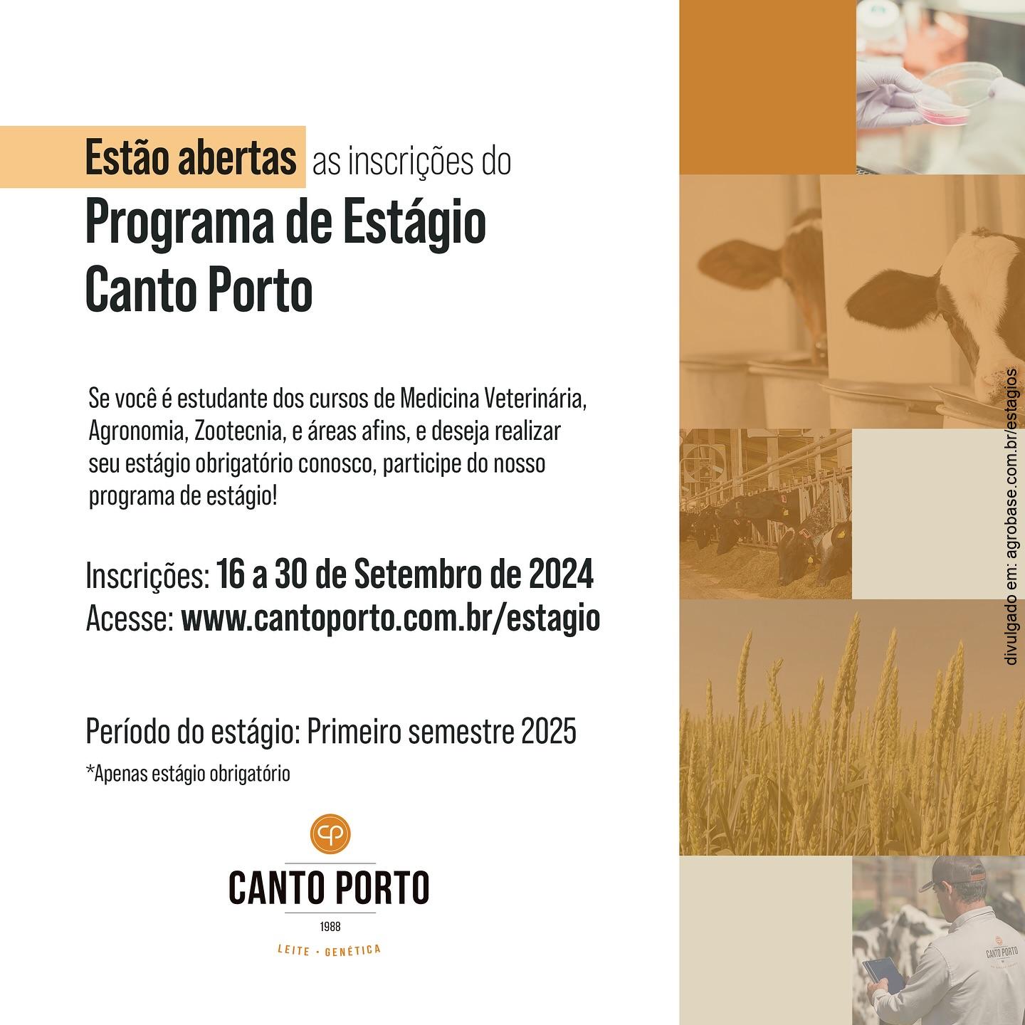 Programa de estágio obrigatório Canto Porto – Mogi Mirim/SP