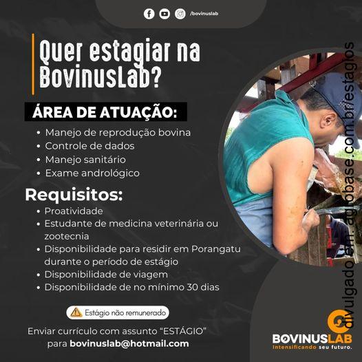 Estágio em reprodução bovina – Porangatu/GO