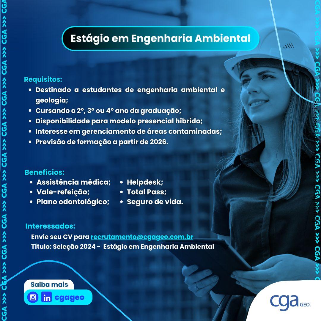 Estágio em engenharia ambiental – São Paulo/SP