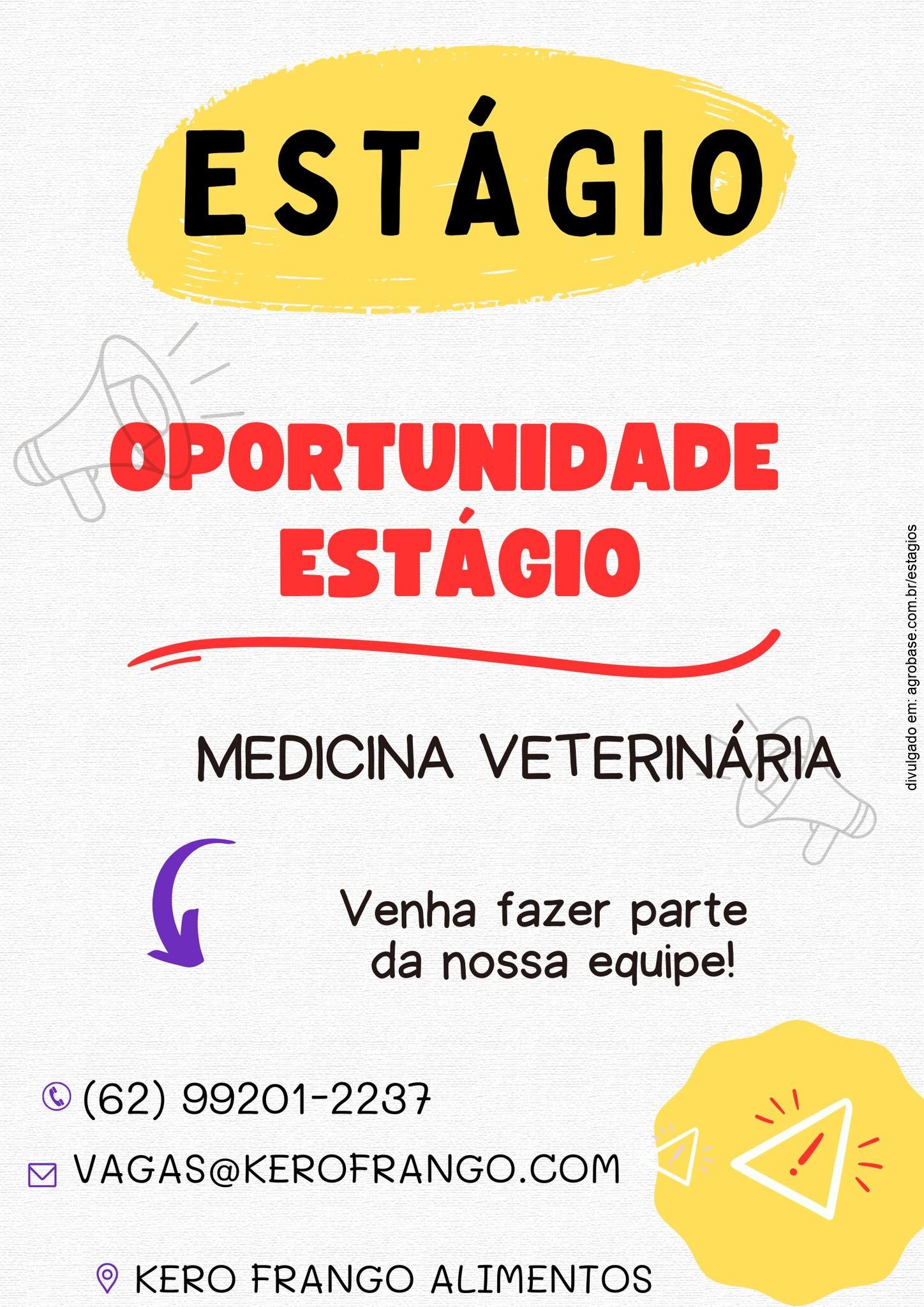 Estágio em medicina veterinária – Bela Vista de Goiás/GO