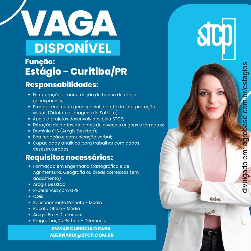 Estagiário STCP – Curitiba/PR