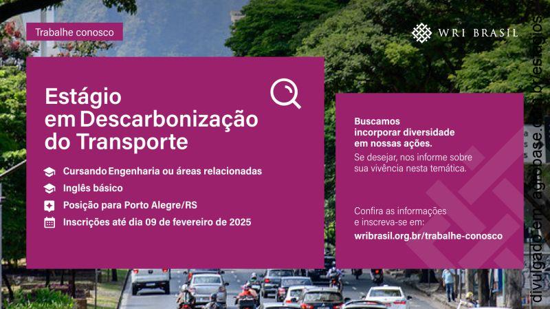 Estágio em descarbonização do transporte – Porto Alegre/RS