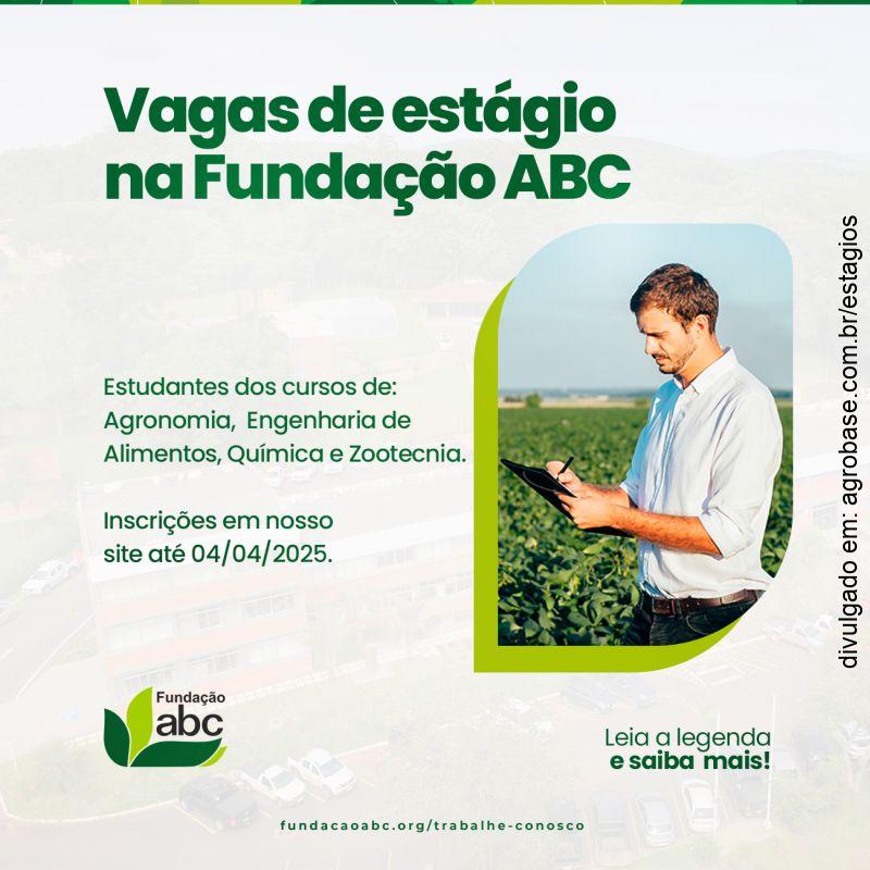 02 vagas de estágio Fundação ABC