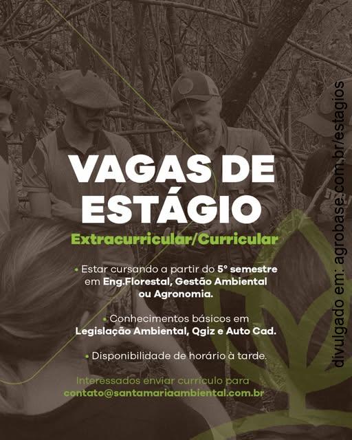 Estágio na área ambiental – Santa Maria/RS