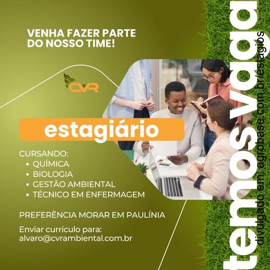 Estágio na área ambiental – Paulínia/SP