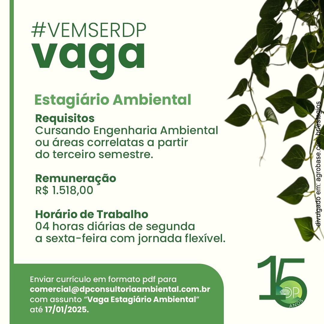 Estagiário ambiental – Belém/PA