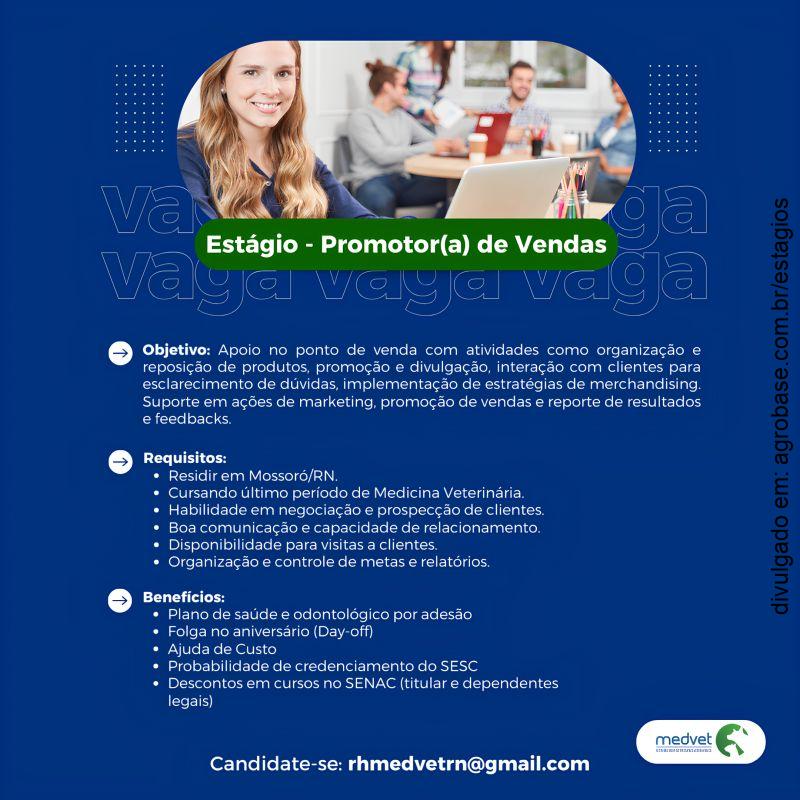 Estágio promotor de vendas – Mossoró/RN