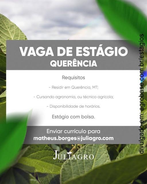 Estágio estação de pesquisa – Querência/MT