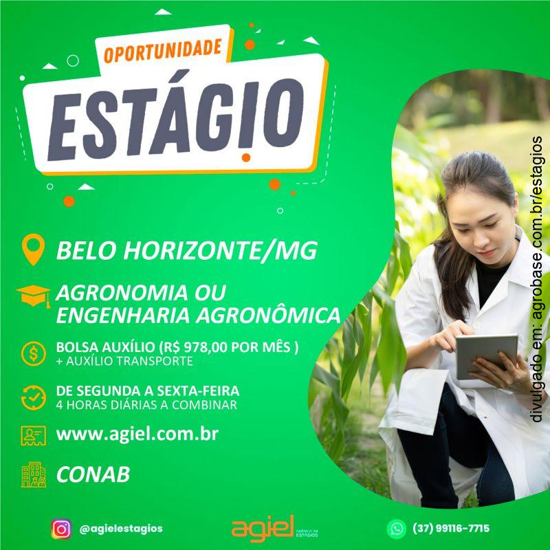 Estágio agronomia – Belo Horizonte/MG