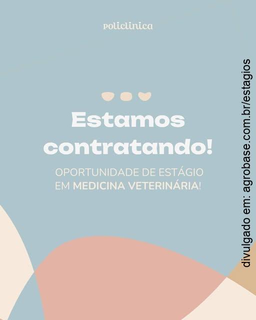 Estágio em medicina veterinária – Santa Cruz do Sul/RS