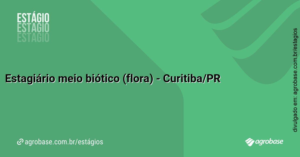 Estagiário meio biótico (flora) – Curitiba/PR