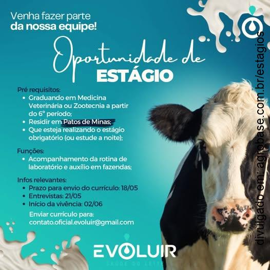 Estágio em qualidade do leite – Patos de Minas/MG