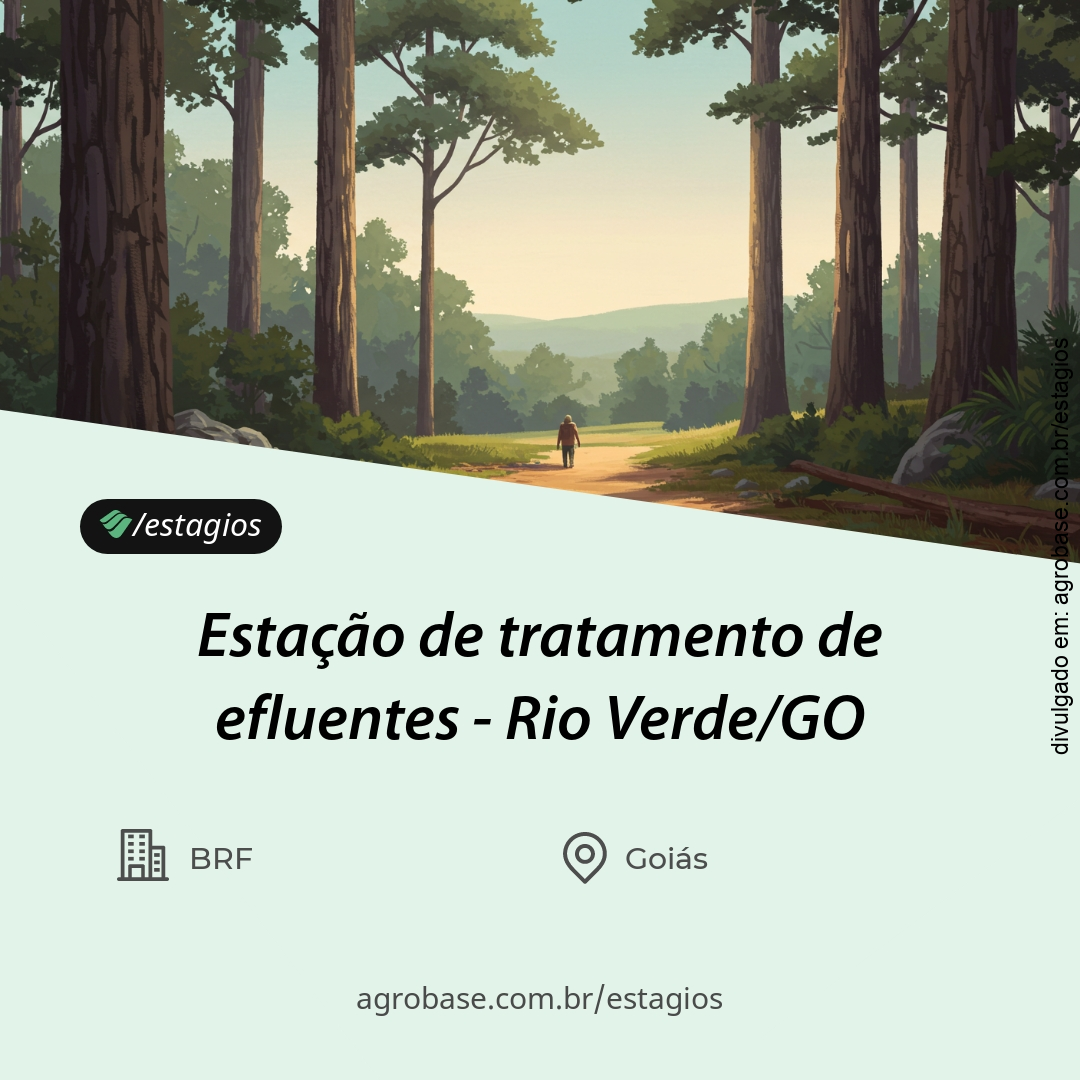 Estação de tratamento de efluentes – Rio Verde/GO