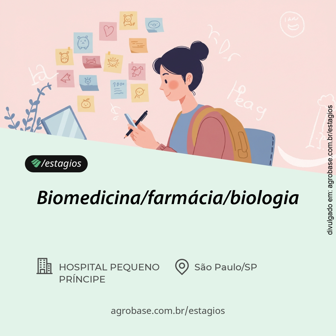 03 vagas estágio em laboratório – Curitiba/PR