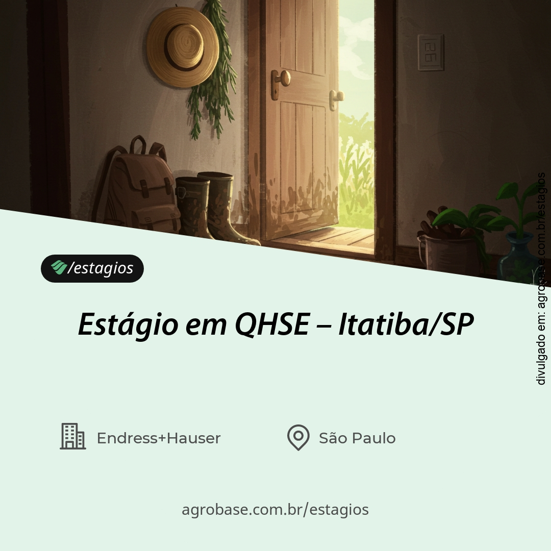 Estágio em qhse – Itatiba/SP